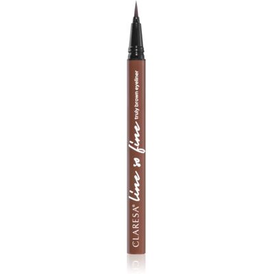 Claresa Line So Fine Eyeliner Pen Brown - Eyeliner for Women Claresa Line So Fine Eyeliner Pen Brown - Eyeliner for Women