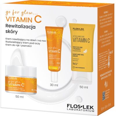 FlosLek Laboratorium Go For Glow Vitamin C Gift Set - revitalising skin FlosLek Laboratorium Go For Glow Vitamin C Gift Set - revitalising skin