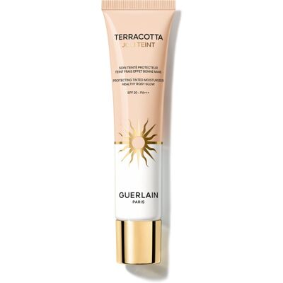 GUERLAIN Terracotta Joli Teint Protecting Tinted Moisturizer brightening foundation for a natural look SPF 20 shade 00 Rosy 30 ml GUERLAIN Terracotta Joli Teint Protecting Tinted Moisturizer brightening foundation for a natural look SPF 20 shade 00 Rosy 30 ml