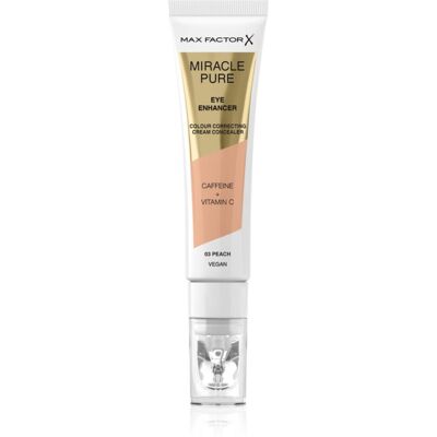 Max Factor Miracle Pure creamy concealer to treat swelling and dark circles shade 03 Peach 10 ml Max Factor Miracle Pure creamy concealer to treat swelling and dark circles shade 03 Peach 10 ml