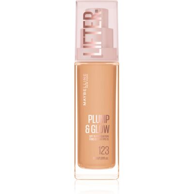MAYBELLINE NEW YORK Lifter Plump & Glow brightening foundation for a natural look shade 123 30 ml MAYBELLINE NEW YORK Lifter Plump & Glow brightening foundation for a natural look shade 123 30 ml