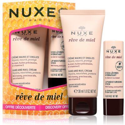 Nuxe RĂªve de Miel Hand and Nail Cream - Moisturizing Lip Balm Nuxe RĂªve de Miel Hand and Nail Cream - Moisturizing Lip Balm