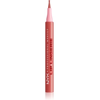 NYX Professional Makeup Lip Lingerie lip marker pen with long-lasting effect shade 09 Send Nudes 1 ml NYX Professional Makeup Lip Lingerie lip marker pen with long-lasting effect shade 09 Send Nudes 1 ml