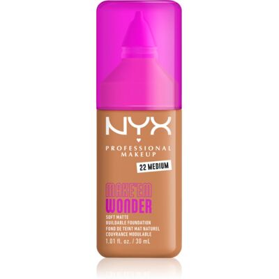 NYX Professional Makeup Make ‘Em Wonder light mattifying foundation shade 22 Medium 30 ml NYX Professional Makeup Make ‘Em Wonder light mattifying foundation shade 22 Medium 30 ml