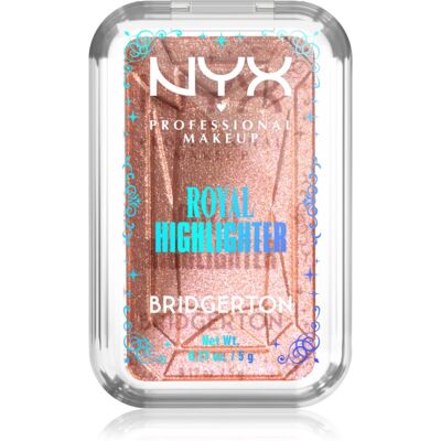 NYX Professional Makeup Bridgerton Royal Highlighter highlighter shade 01 Iridescent Peach 5 g NYX Professional Makeup Bridgerton Royal Highlighter highlighter shade 01 Iridescent Peach 5 g