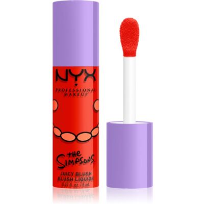 NYX Professional Makeup The Simpsons Fat Cheeks liquid blusher shade Snarky Scarlet 8 ml NYX Professional Makeup The Simpsons Fat Cheeks liquid blusher shade Snarky Scarlet 8 ml