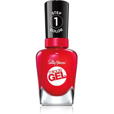 Sally Hansen Miracle Gel™ gel nail polish without UV/LED sealing shade 470 Red Eye 14,7 ml Sally Hansen Miracle Gel™ gel nail polish without UV/LED sealing shade 470 Red Eye 14,7 ml