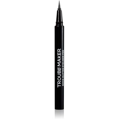 Trouble Maker Nova Glitter Liquid Eyeliner Pen shimmer eyeliner shade Black Hole Black 0.5 ml Trouble Maker Nova Glitter Liquid Eyeliner Pen shimmer eyeliner shade Black Hole Black 0.5 ml