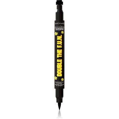 Wet n Wild SpongeBob SquarePants Double The F.U.N. Liquid Eyeliner & Stamp multifunctional eyeliner shade Best Day Ever 1.2 ml Wet n Wild SpongeBob SquarePants Double The F.U.N. Liquid Eyeliner & Stamp multifunctional eyeliner shade Best Day Ever 1.2 ml