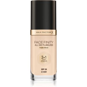 Max Factor Facefinity All Day Flawless long-lasting foundation SPF 20 shade 42 Ivory 30 ml