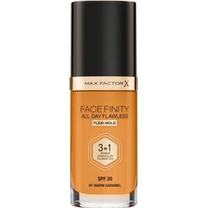 Max Factor Facefinity All Day Flawless long-lasting foundation SPF 20 shade 87 Warm Caramel 30 ml