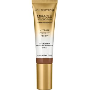 Max Factor Miracle Second Skin hydrating cream foundation SPF 20 shade 12 Neutral Deep 30 ml