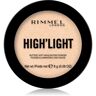 Rimmel High'light professional highlight pressed powder shade 001 Stardust 8 g