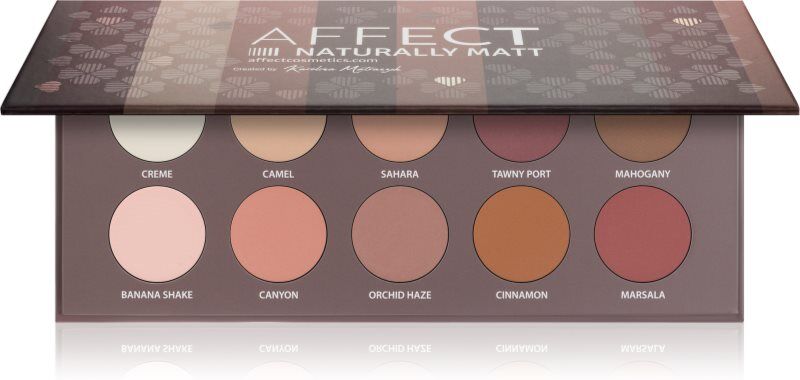 Affect Naturally Matt eyeshadow palette 10x2 g