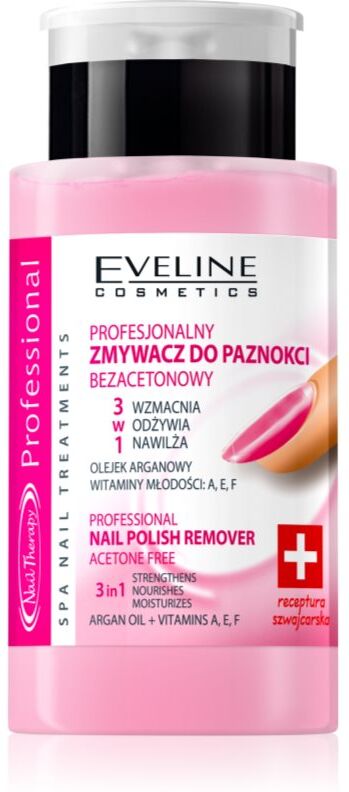 Eveline Cosmetics Professional nail polish remover without acetone 190 ml