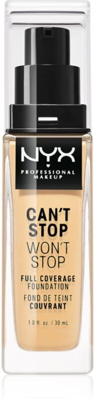 NYX Professional Makeup Can't Stop Won't Stop Full Coverage Foundation full coverage foundation shade 08 True Beige 30 ml