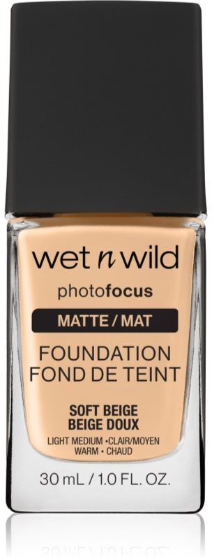 Wet n Wild PhotoFocus mattifying liquid foundation shade Desert Beige 30 ml
