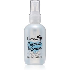 I Love Coconut & Cream refreshing body spray 100 ml I Love Coconut & Cream refreshing body spray 100 ml