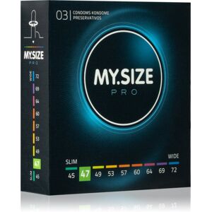 MY.SIZE 47mm Pro condoms 3 pc MY.SIZE 47mm Pro condoms 3 pc
