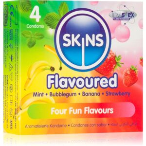 Skins Skins Flavours Flavoured Condoms - 4 Pack Skins Skins Flavours Flavoured Condoms - 4 Pack