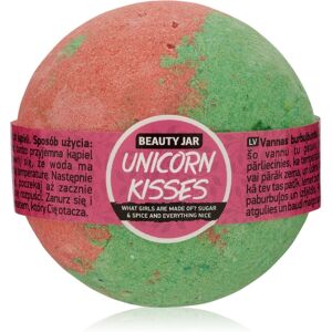 Beauty Jar Unicorn Kisses What Girls Are Made Of? Sugar & Spice And Everything Nice bath bomb with strawberry aroma 150 g