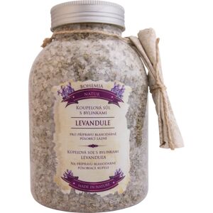 Bohemia Gifts & Cosmetics Bohemia Natur soothing herbal bath salt with lavender 1200 g