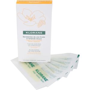 Klorane Hygiene et Soins du Corps depilatory wax strips for face and sensitive areas 6 pc