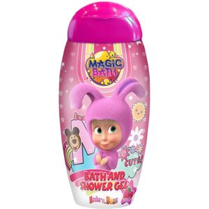 Masha & The Bear Magic Bath Bath & Shower Gel shower and bath gel for children Raspberry 200 ml