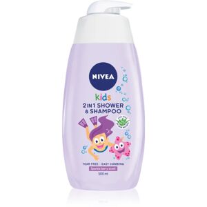 NIVEA Kids Girl 2-in-1 shower gel and shampoo for children 500 ml