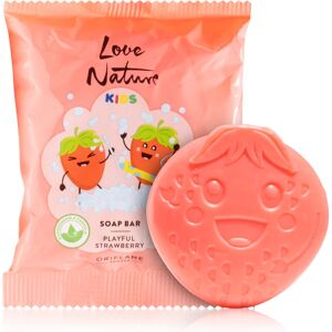 Oriflame Love Nature Kids Playful Strawberry cleansing bar for baby’s skin 75 g