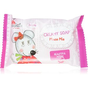 Pink Elephant Girls creamy soap for children Mouse Mia 90 g