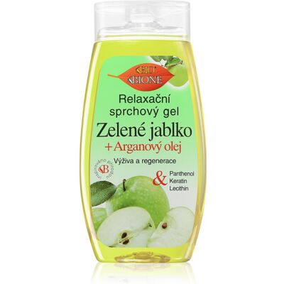 Bione Cosmetics Green Apple + Argan Oil Shower Gel - Shower Gel Bione Cosmetics Green Apple + Argan Oil Shower Gel - Shower Gel