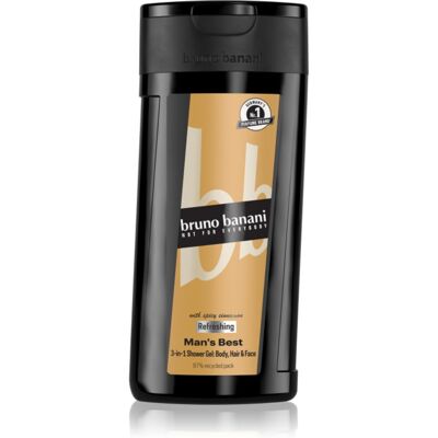 Bruno Banani Man's Best refreshing shower gel 3-in-1 M 250 ml Bruno Banani Man's Best refreshing shower gel 3-in-1 M 250 ml