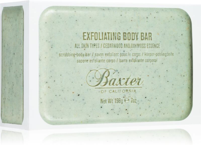 Baxter of California Exfoliating Body Bar Cedarwood & Oakmoss Essence exfoliating soap M 198 g
