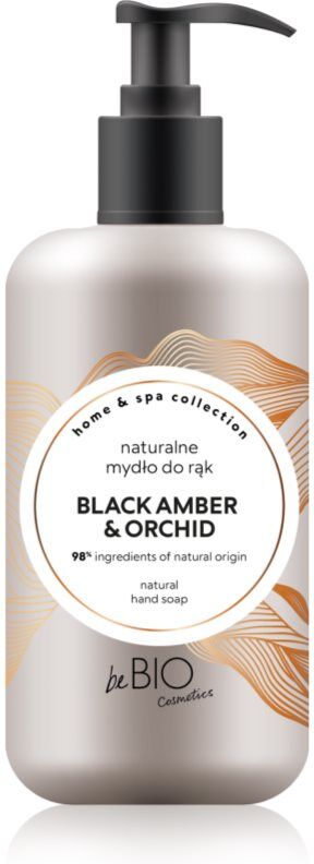 beBIO Home & Spa natural soap for hands Black Amber & Orchid 300 ml