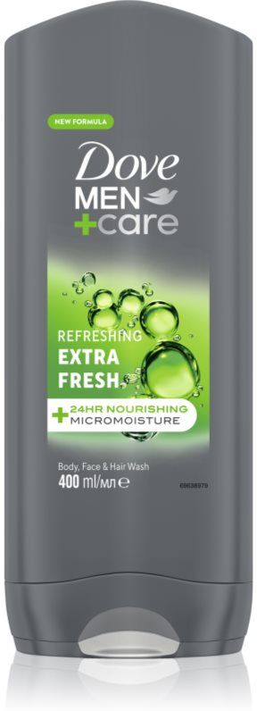 Dove Men+Care Extra Fresh shower gel for body and face 400 ml