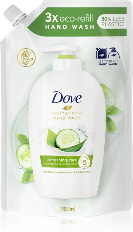 Dove Refreshing Care liquid hand soap refill Cucumber & Green Tea 750 ml