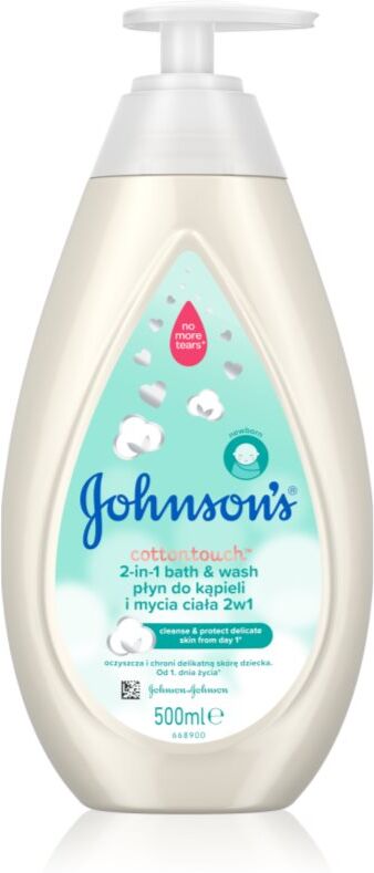 Johnson's® Cottontouch bubble bath and shower gel 2-in-1 for children 500 ml