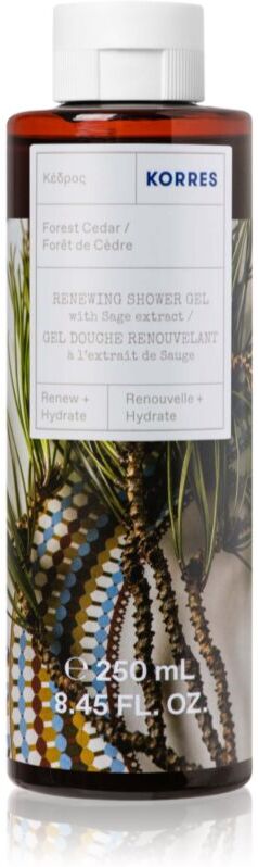 Korres Forest Cedar refreshing shower gel 250 ml