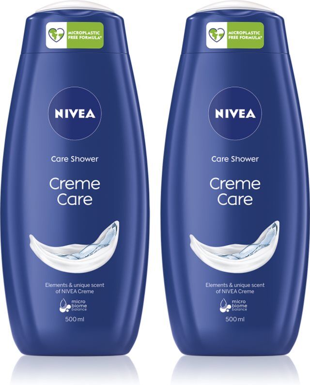 NIVEA Creme Care creamy shower gel economy pack 2 x 500 ml