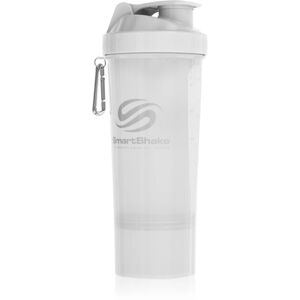 Smartshake Slim sports shaker + container colour Pure White 500 ml