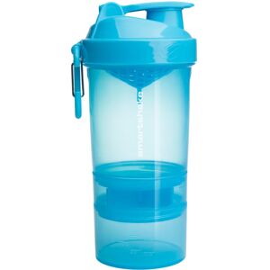 Smartshake Original2GO sports shaker + container colour Neon Blue 600 ml