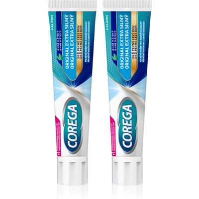 Corega Original Extra Strong Denture Adhesive Gel - Strong, Long-Lasting, 2x70g Corega Original Extra Strong Denture Adhesive Gel - Strong, Long-Lasting, 2x70g