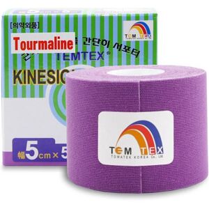 Temtex Tape Classic elastic tape for muscles and joints colour Purple 1 pc