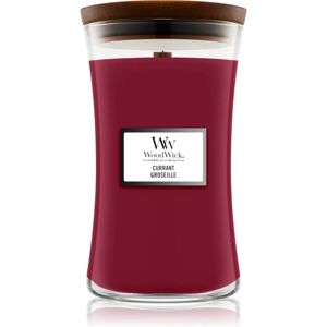 Woodwick Currant scented candle with wooden wick 609,5 g