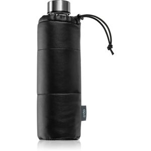 Equa Mismatch Puffy glass water bottle + cover colour Black 750 ml