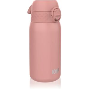 Ion8 Leak Proof stainless steel water bottle Ash Rose 400 ml