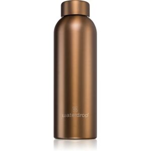 Waterdrop Thermo Steel Metal stainless steel water bottle colour Bronze Brushed 600 ml