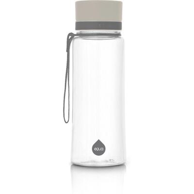 Equa Grey Water Bottle - 600ml - Leak-proof, BPA free Equa Grey Water Bottle - 600ml - Leak-proof, BPA free