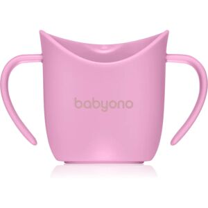 BabyOno Be Active Ergonomic Training Cup training cup with handles Purple 6 m+ 120 ml